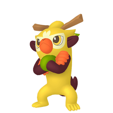 Pokémon HOME Shiny Chimstix sprite 