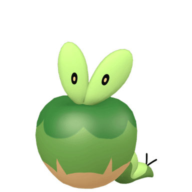 Pokémon HOME Shiny Applin sprite 