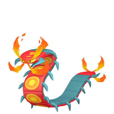 Pokémon HOME Shiny Centiskorch sprite 