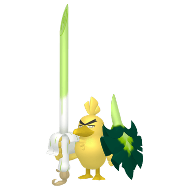 Pokémon HOME Shiny Sirfetch'd Sombroso sprite 