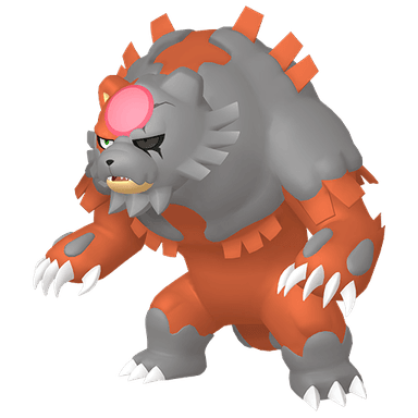 Pokémon HOME Shiny Crypto-Ursaluna sprite 