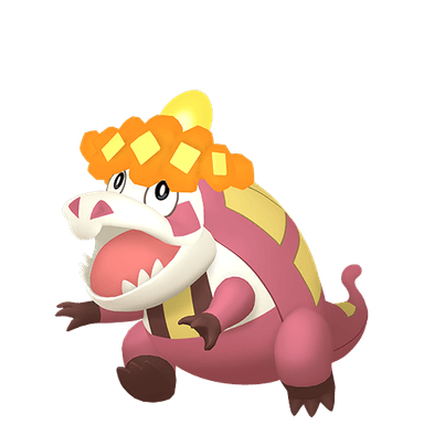 Pokémon HOME Shiny Crocalor sprite 