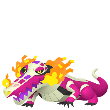 Pokémon HOME Shiny Skeledirge sprite 