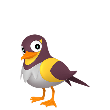 Pokémon HOME Shiny Wattrel sprite 