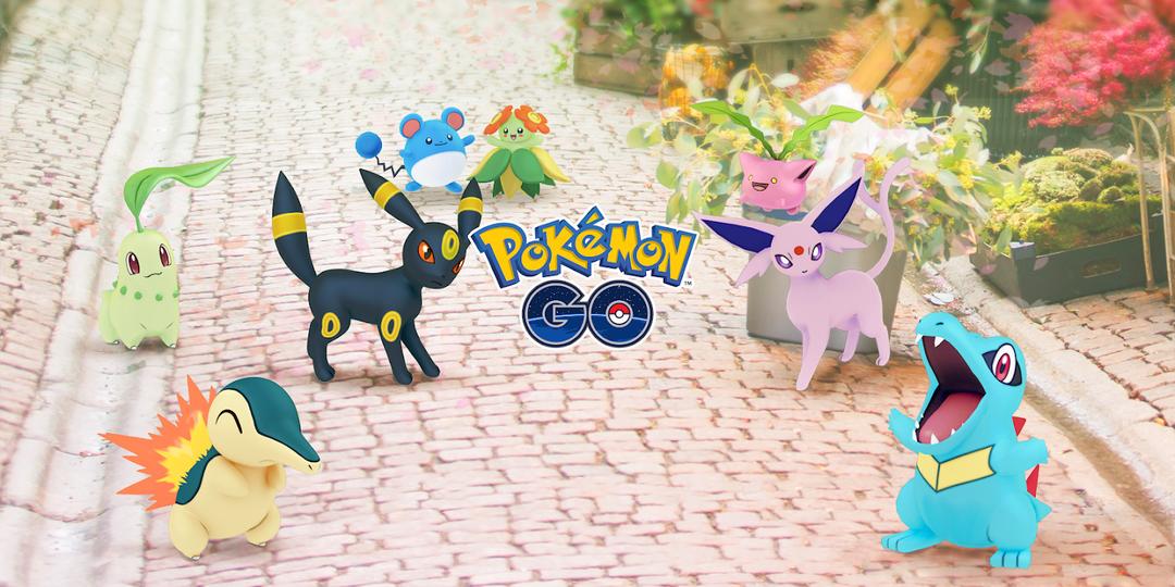 Pokédex do Pokémon GO da região Johto