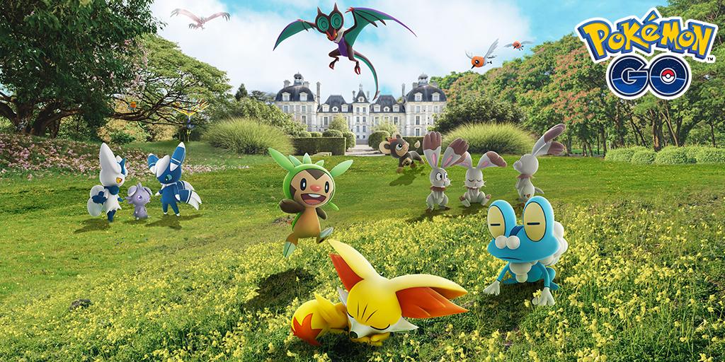Pokédex do Pokémon GO da região Kalos
