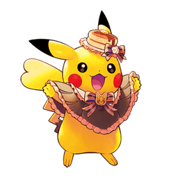 halloween pikachu pancake