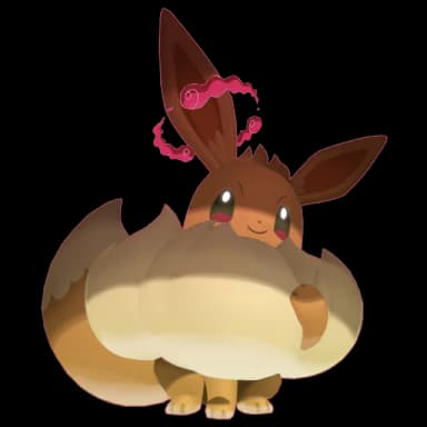 Pokémon HOME Eevee Gigamax sprite