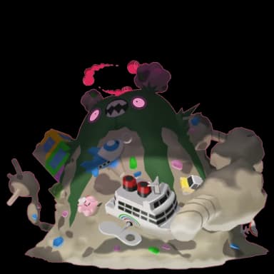 Pokémon HOME Garbodor Gigamax sprite