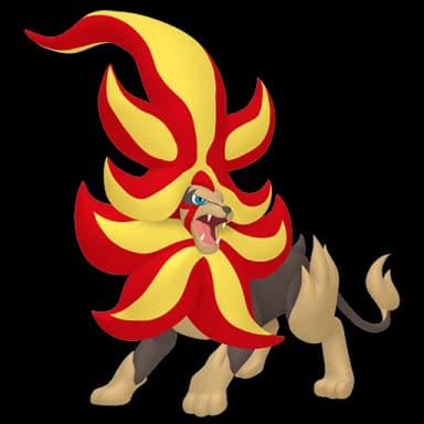 Pokémon HOME Mega Pyroar sprite