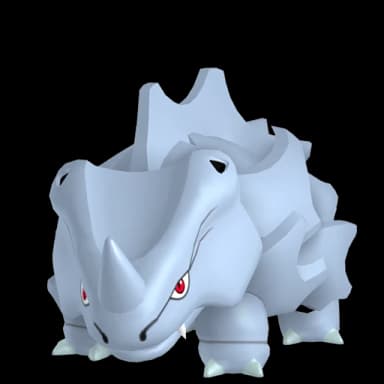 Pokémon HOME Rhyhorn oscuro sprite