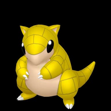 Pokémon HOME Sandshrew sprite