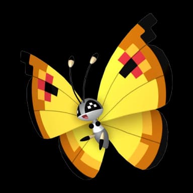 Pokémon HOME Vivillon (Continental Pattern) sprite