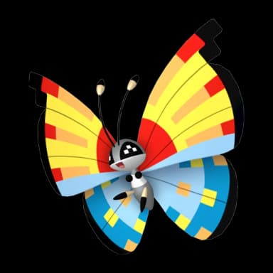 Pokémon HOME Vivillon (Motivo Océano) sprite