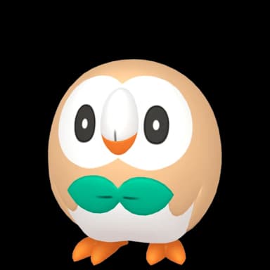 Pokémon HOME Rowlet sprite