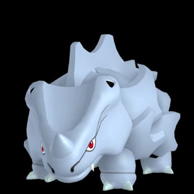 Pokémon HOME Rhyhorn oscuro ♀ sprite