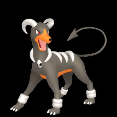 Pokémon HOME Houndoom oscuro ♀ sprite