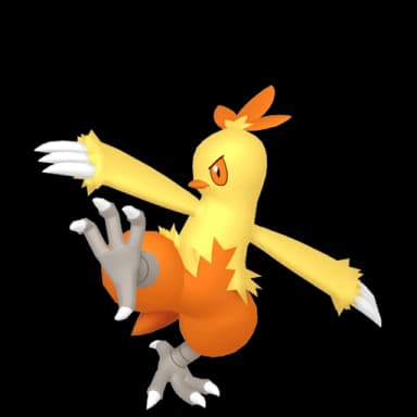 Pokémon HOME Combusken ♀ sprite
