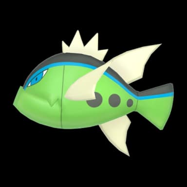 Pokémon HOME Shiny Basculin (Blue Striped) sprite