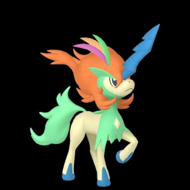 Pokémon HOME Shiny Keldeo (Aspect Décidé) sprite
