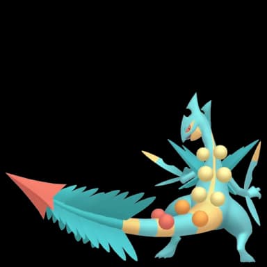Pokémon HOME Shiny Mega Gewaldro sprite