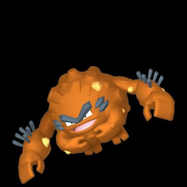 Pokémon HOME Shiny Graveler de Alola sprite