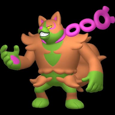 Pokémon HOME Shiny Okidogi sprite