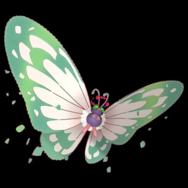 Pokémon HOME Shiny Butterfree Gigamax sprite