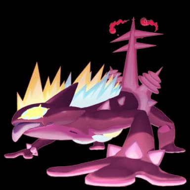 Pokémon HOME Shiny Salarsen Gigamax sprite