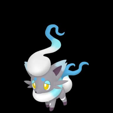 Pokémon HOME Shiny Zorua de Hisui sprite