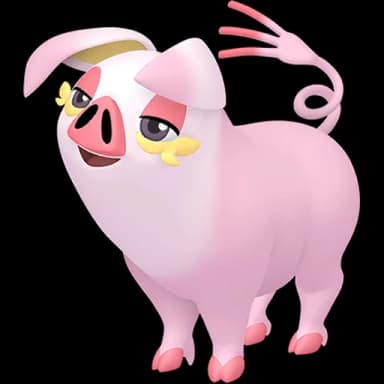 Pokémon HOME Shiny Oinkologne (Hembra) sprite