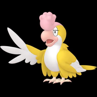 Pokémon HOME Shiny Squawkabilly (Yellow Plumage) sprite