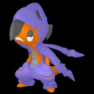 Pokémon HOME Shiny Mega Scrafty sprite