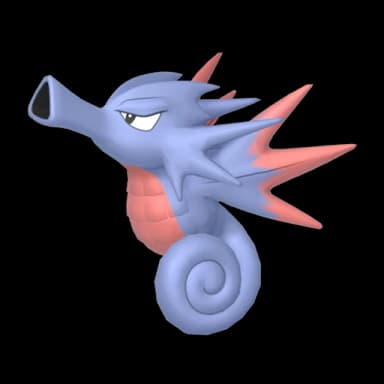 Pokémon HOME Shiny Seadra sprite