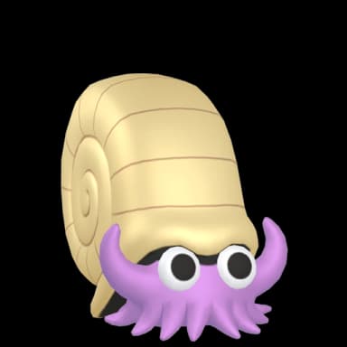 Pokémon HOME Shiny Amonita Dynamax sprite