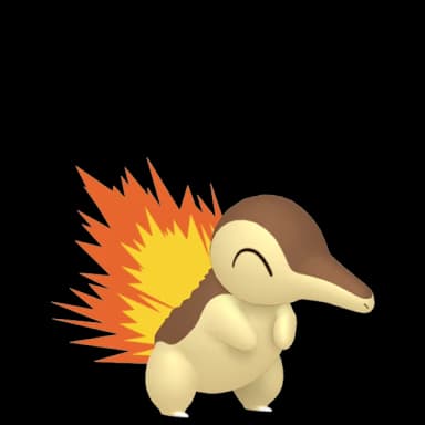 Pokémon HOME Shiny Shadow Cyndaquil sprite