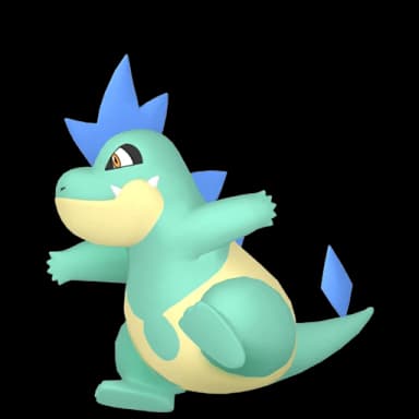 Pokémon HOME Shiny Shadow Croconaw sprite