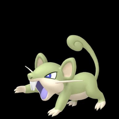 Pokémon HOME Shiny Rattata sprite