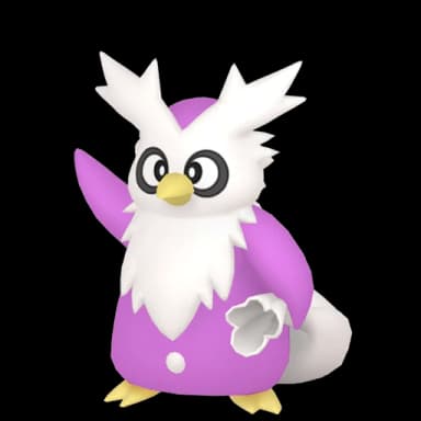 Pokémon HOME Shiny Delibird sprite
