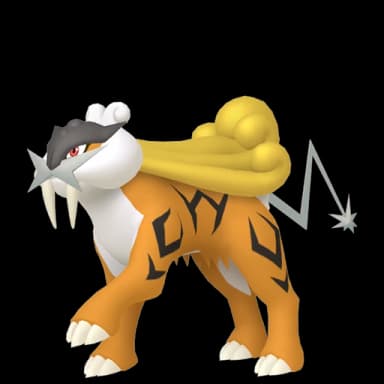 Pokémon HOME Shiny Raikou sprite