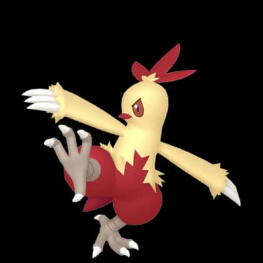 Pokémon HOME Shiny Combusken sprite