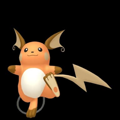 Pokémon HOME Shiny Raichu sprite