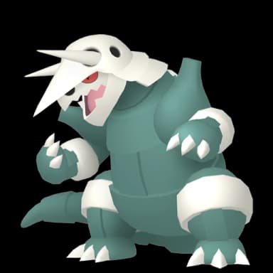 Pokémon HOME Shiny Aggron oscuro sprite