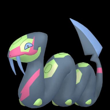 Pokémon HOME Shiny Seviper sprite