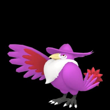 Pokémon HOME Shiny Honchkrow sprite
