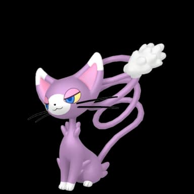 Pokémon HOME Shiny Glameow sprite