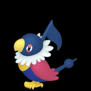 Pokémon HOME Shiny Chatot sprite