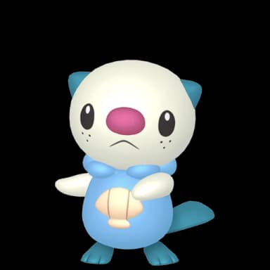 Pokémon HOME Shiny Oshawott Sombroso sprite