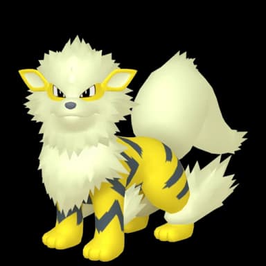 Pokémon HOME Shiny Arcanin sprite