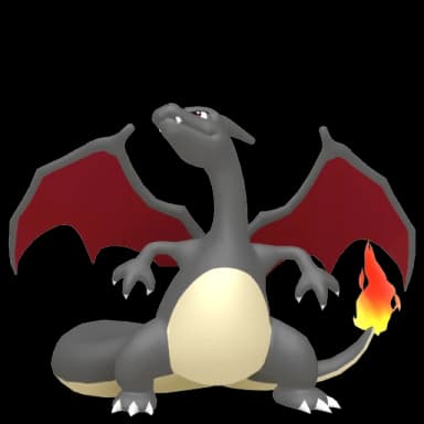 Pokémon HOME Shiny Dracaufeu sprite